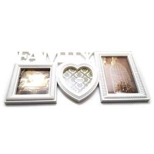 Photo frames (3 photos) (photo 10x15 cm 10x10 cm) (39x19x2 cm)