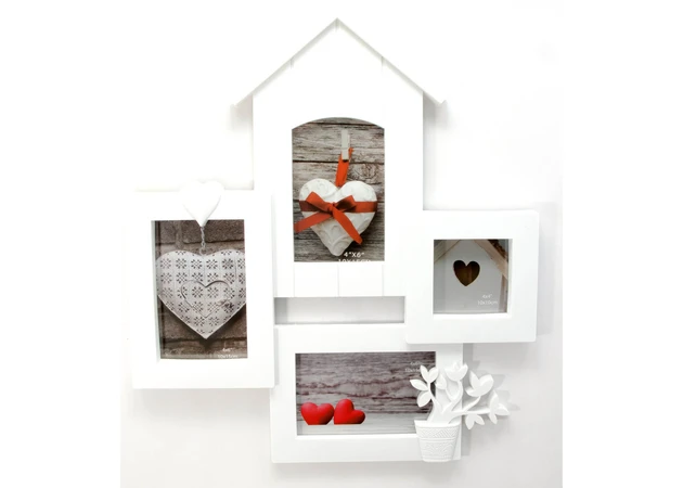 Фото 1 - Photo frames (4 photos) (photo 10x10 cm 10x15 cm) (45x40x2.5 cm)