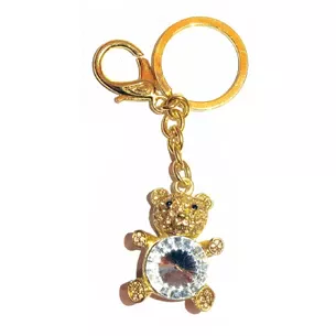 Keychain with rhinestones Mouse