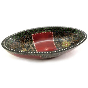 Solid wood frame inlaid with mother-of-pearl (33.5x17.5x7 cm)
