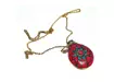 Фото 1 - Aromacoulon Sun bronze inlaid with turquoise and coral (5.5x4.5x2 cm)