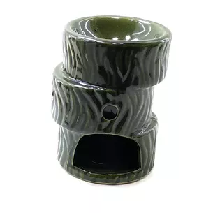 Aroma lamp Zigzag green (10.5x7.5x7.5cm)