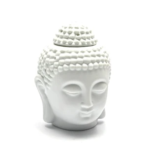 Aroma lamp Buddha white (14x9x9 cm)