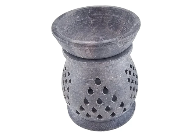 Фото 2 - Soapstone aroma lamp (11.3 x 9 x 9 cm)
