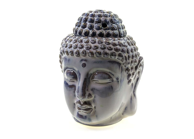 Фото 1 - Aroma lamp ceramic Buddha white (14x10.5x11 cm)
