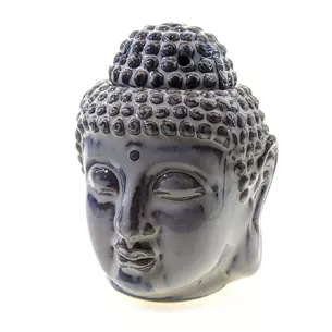 Aroma lamp ceramic Buddha white (14x10.5x11 cm)
