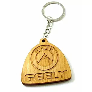 The Geely alder eco-key is covered with oil and beeswax