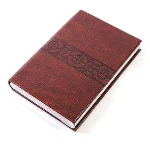 Business card brown with a magnetic lock (9.5x6.5x1.5 cm)