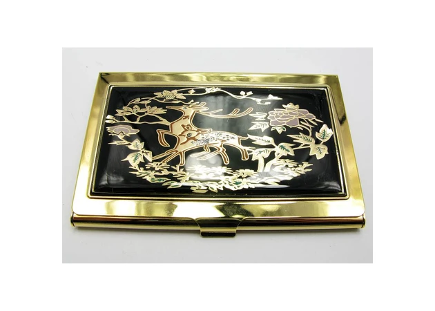 Фото 1 - Metal business card Gold (9.5x6.5x0.5 cm) 19310 K