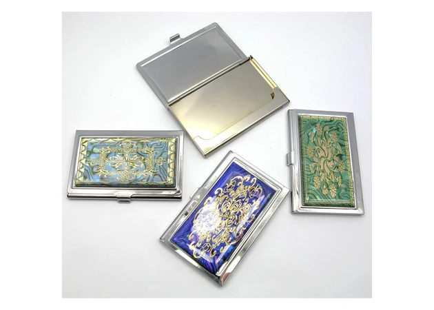 Фото 1 - Metal business card Silver