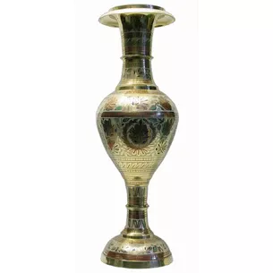 Quantity: Colored bronze vase (51x15x15 cm)