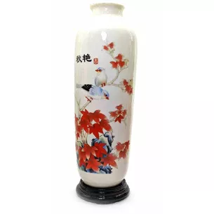 Porcelain vase on a stand Bird (27.5x8x8 cm)