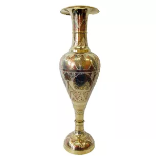 Quantity: Colored bronze vase (77x20x20 cm)