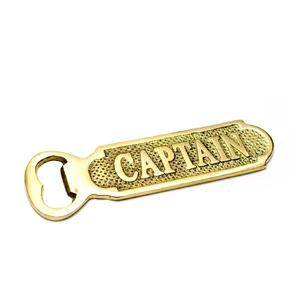 Открывалка для бутылок бронза (Captain) (14х4,5х0,3 см)