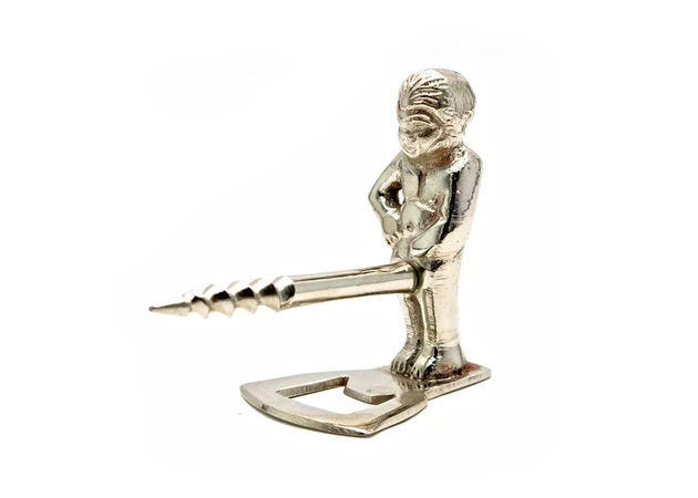 Фото 1 - Bronze corkscrew Boy chrome (7x8x4.2 cm)