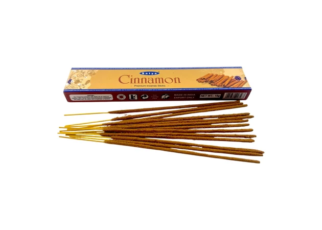 Фото 1 - Cinnamon premium incense sticks (Cinnamon)(Satya) pollen fragrance 15 gr.