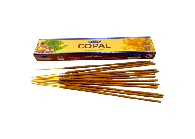 Фото 1 - Copal premium incence sticks (Янтар) (Satya) пилковий пахощі 15 гр.