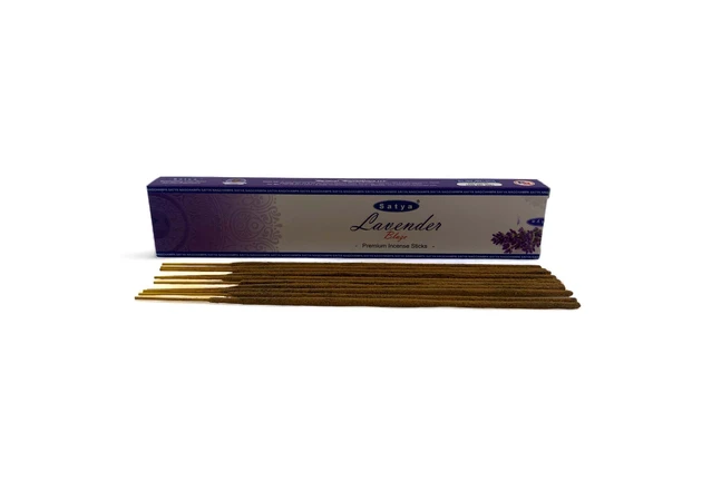 Фото 1 - Lavender Blaze premium incense sticks (Lavender) (Satya) pollen fragrance 15 gr.