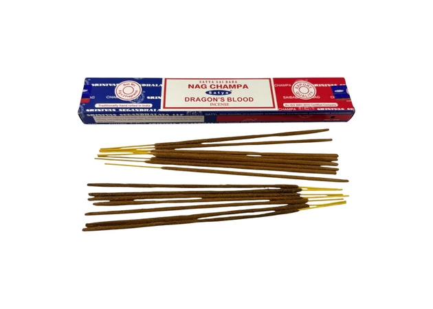 Фото 1 - Nag Champa Dragon's Blood (Satya) masala incense.
