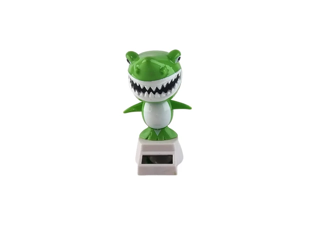 Фото 1 - Toy on a solar battery Cheerful Shark green (Flip Flap) (10.5x6x6 cm)