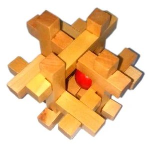 Wooden puzzle (7.5x7.5x7.5cm)