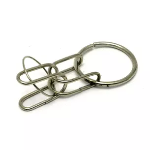 Metal puzzle (without packaging) (12x8x4.5 cm)
