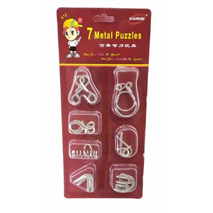 Puzzles (set of 7 pieces) (29x13, 5x2 cm)