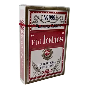 Игральные карты PHLLOTUS Club Special (красная рубашка)
