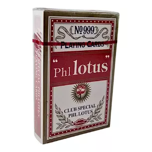 Playing cards PHLLOTUS Club Special (red shirt)