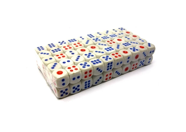 Фото 1 - Dice (100 pieces) (12.8x6.4x2.6 cm)