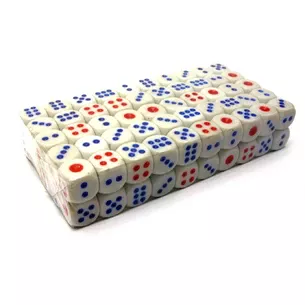 Dice (100 pieces) (12.8x6.4x2.6 cm)