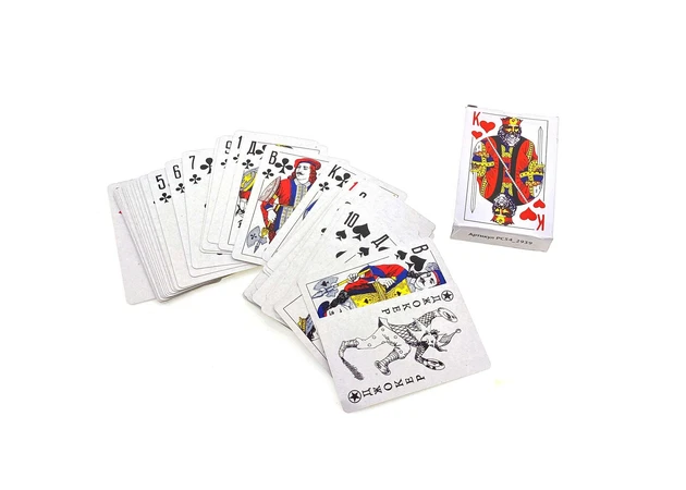 Фото 1 - Playing cards (54 cards) (10/pack) 2939