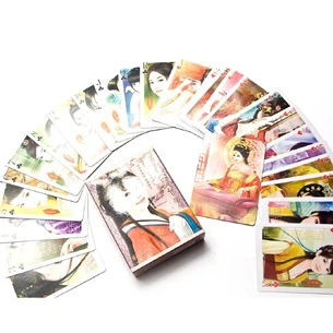 Playing cards plastic Eastern beauties (10x7, 5x2, 5 cm)
