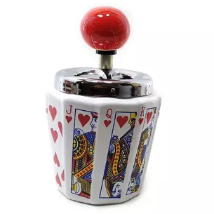 Попільничка з кришкою керамічна Черви (14,5х9х9 см)