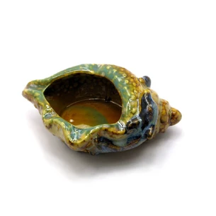 Ashtray ceramic Shell (14.5x9.5x5 cm)
