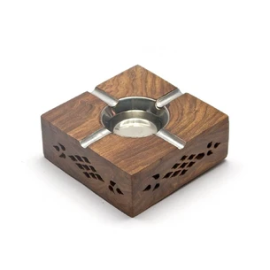 Rosewood ashtray (10x10 cm)
