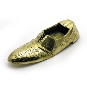 Пепельница туфля бронзовая (13,5х5х3,5 см) (5) (160 м)