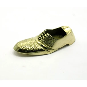 Bronze shoe ashtray (9.5x3.5x2 cm)