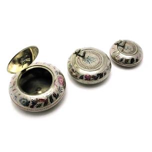 Bronze ashtrays set of 3 pcs (d-5.5 cm, d-7 cm, d-8.5)