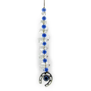 Amulet from the evil eye 7 elephants with a horseshoe (2x4 cm)
