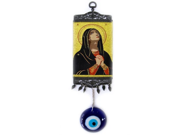 Фото 1 - Amulet from the evil eye with the Theotokos panel (34x10.5x1 cm)