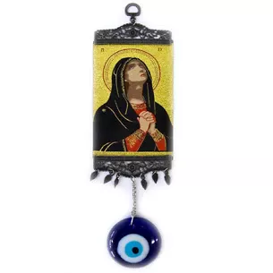 Amulet from the evil eye with the Theotokos panel (34x10.5x1 cm)
