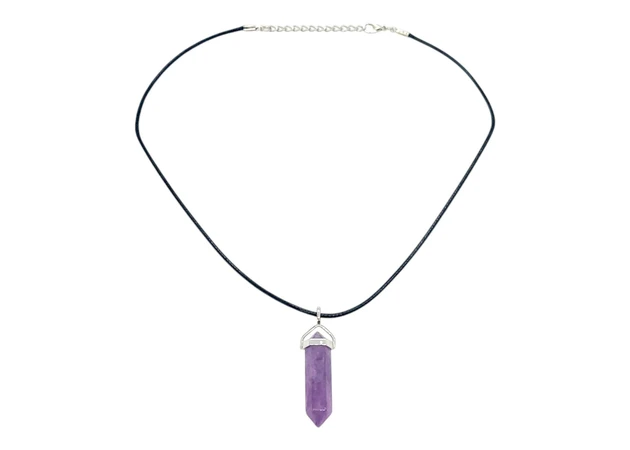 Фото 1 - Amethyst pendant necklace
