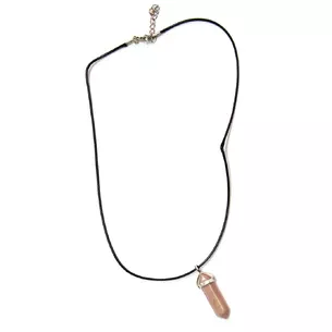 Necklace with stone pendant (Jasper)