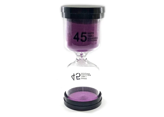 Фото 1 - Hourglass 45 min purple sand (13x5.5x5.5 cm)