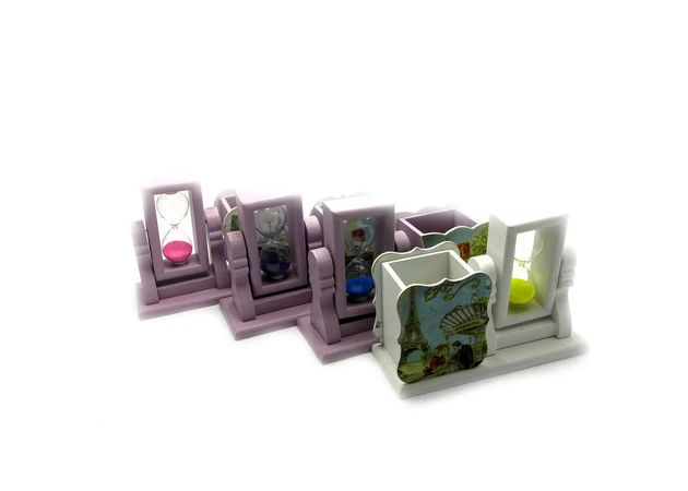 Фото 1 - Hourglass with pen stand (17x12.5x6.5 cm)