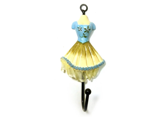 Фото 1 - Key hanger for clothes Mannequin turquoise (28x13x13 cm)