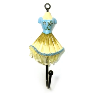 Key hanger for clothes Mannequin turquoise (28x13x13 cm)