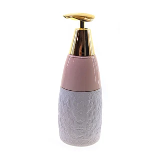Soap dispenser pink (20x7x7 cm)
