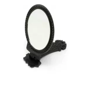 Дзеркало розкладне косметичне чорне (9,5х8х1,5 см)